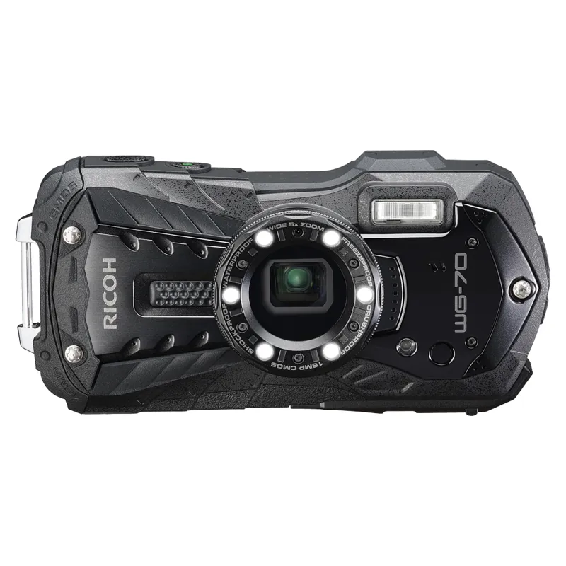 Ricoh WG-70 Waterproof Digital Camera - Black