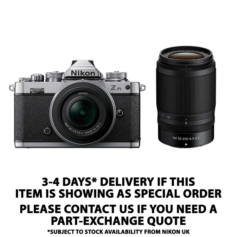 Nikon Z fc Digital Camera with 16-50mm and 50-250mm Lenses 