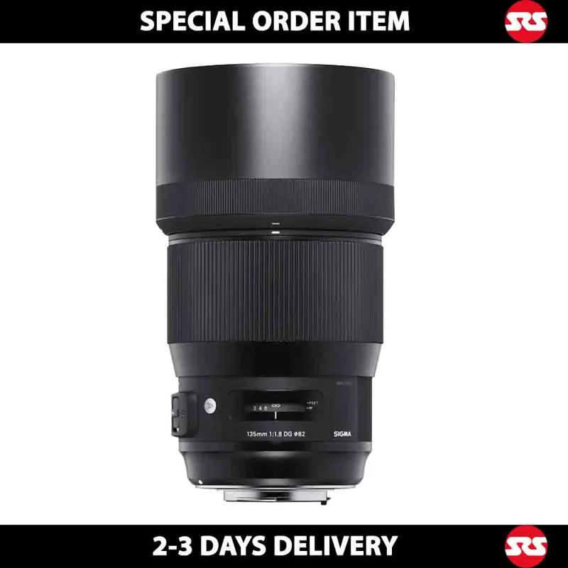 Sigma 135mm f1.8 DG HSM Art Lens for Nikon F