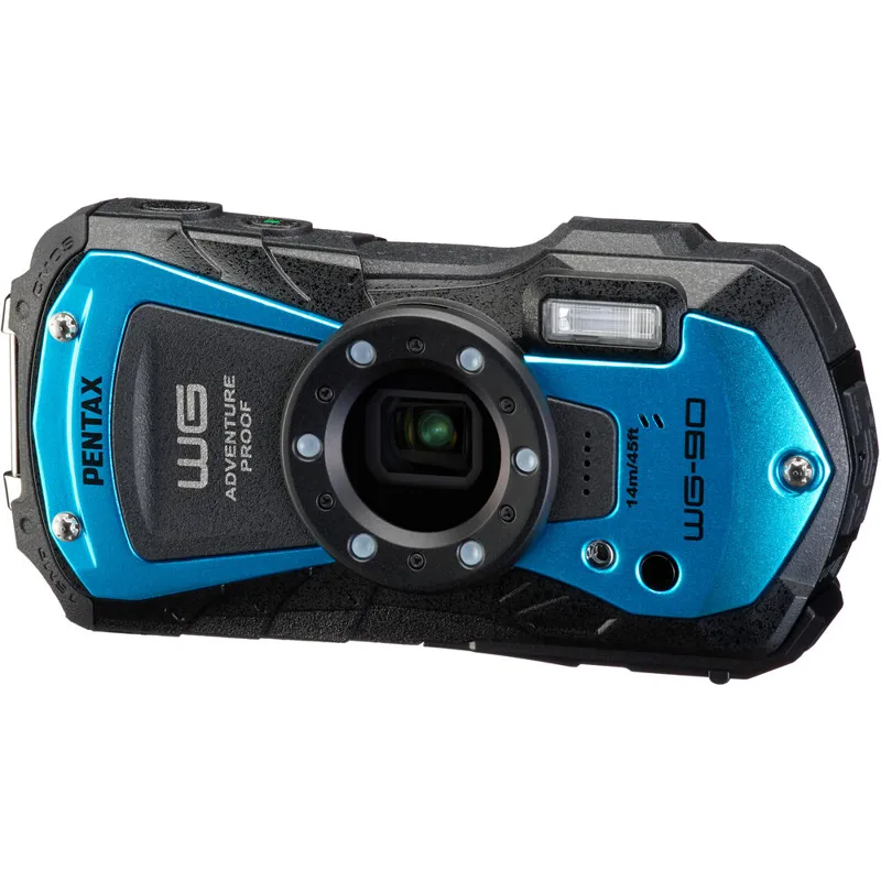 Pentax WG-90 Digital Camera in Blue-8